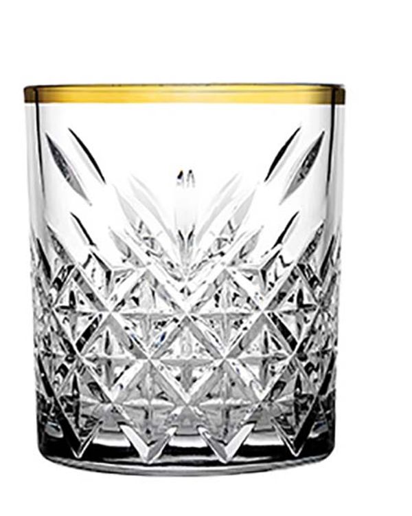 SET 4 VASOS WHISKEY GOLDEN TOUCH
