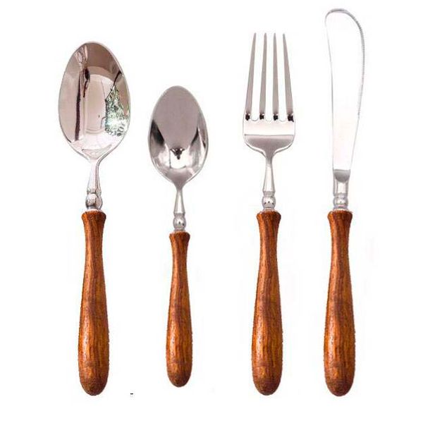 SET CUBIERTOS 16 PZ 4 PUESTOS SILVER