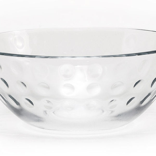 SET 6 BOWLS VIDRIO TAZON LENTEJUELAS