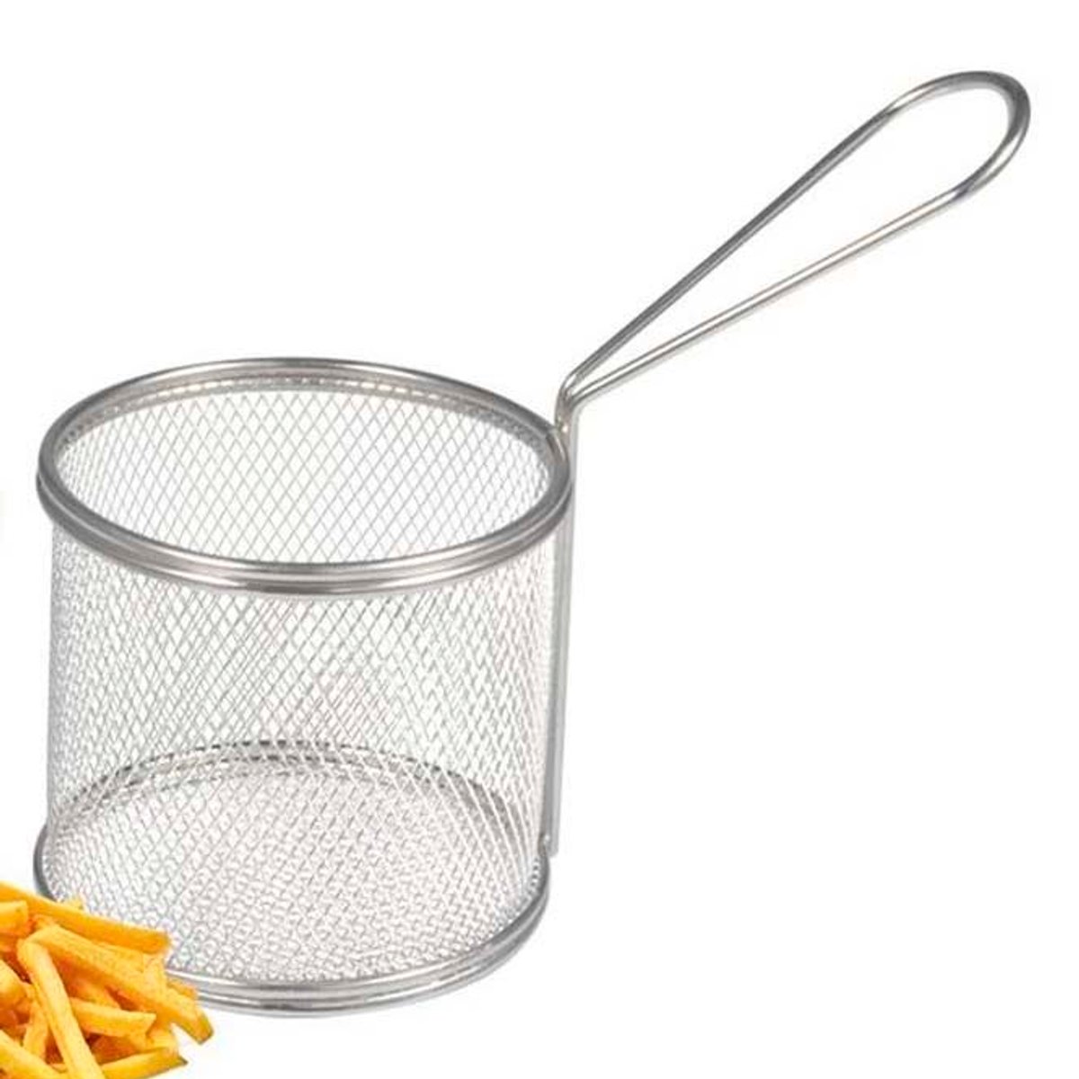 CANASTA ACERO INOXIDABLE SILVER 8.5 CMS