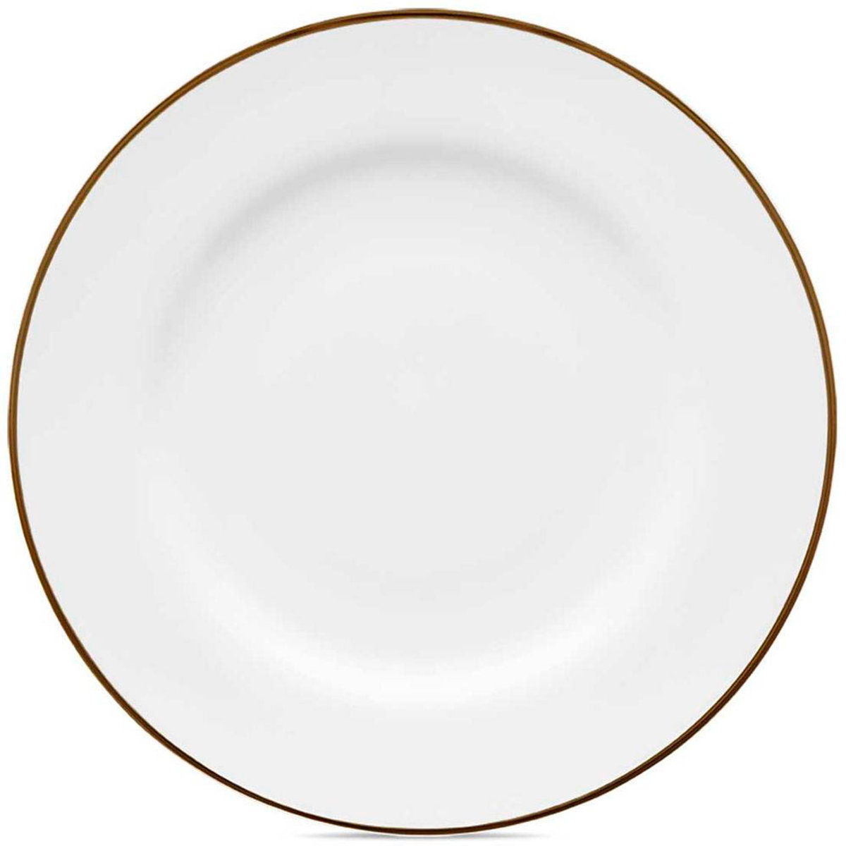 PLATO LLANO PORCELANA 28 CMS FLAMINGO ORO -SA02-9209