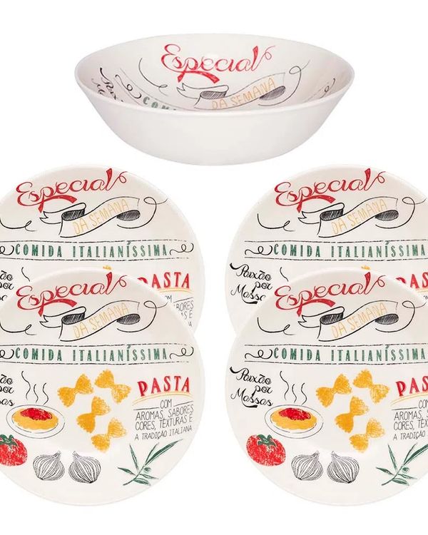 SET PASTA 5 PZS  -J517-6757