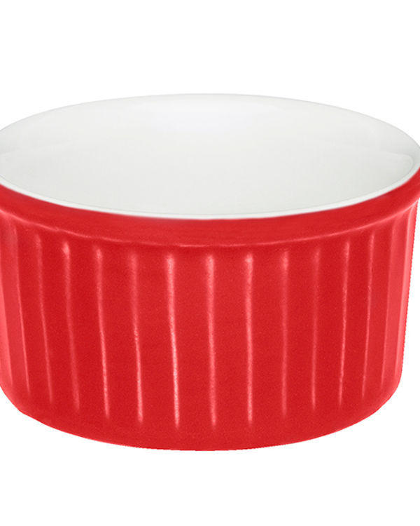 RAMEQUIN PORCELANA 3,3 OZ ROJO -CB34-0207