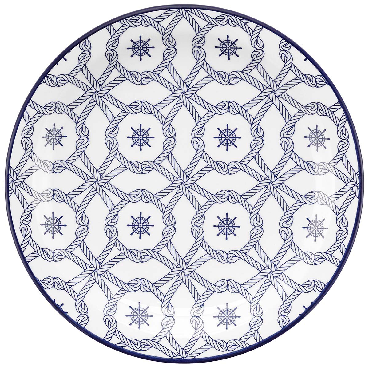 PLATO LLANO CERAMICA 26 CMTS NAUTICO