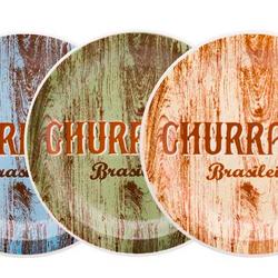SET 3 PLATOS CHURRASCO 26 CMS -JM02-0001