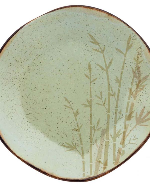 PLATO LLANO PORCELANA 27,5 CMS RYO BAMBU -RB02-9604