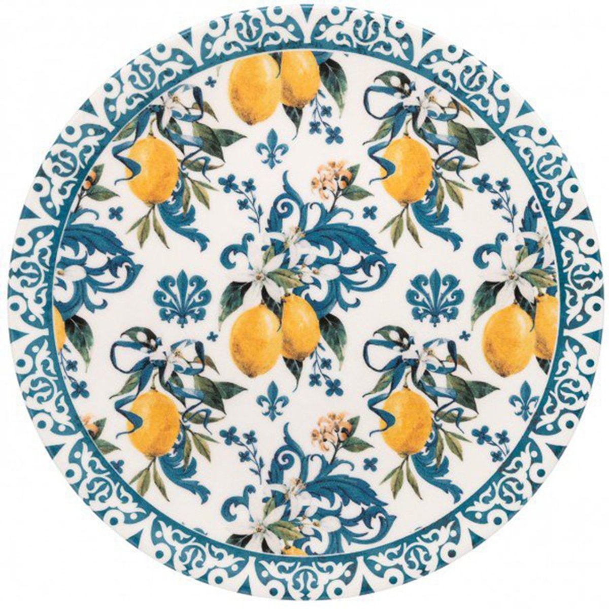 PLATO LLANO CERAMICA 26 CMS UNNI SICILIANO -AY02-5609