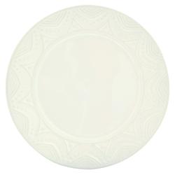 PLATO LLANO CERAMICA 26 CMS SERENA WHITE