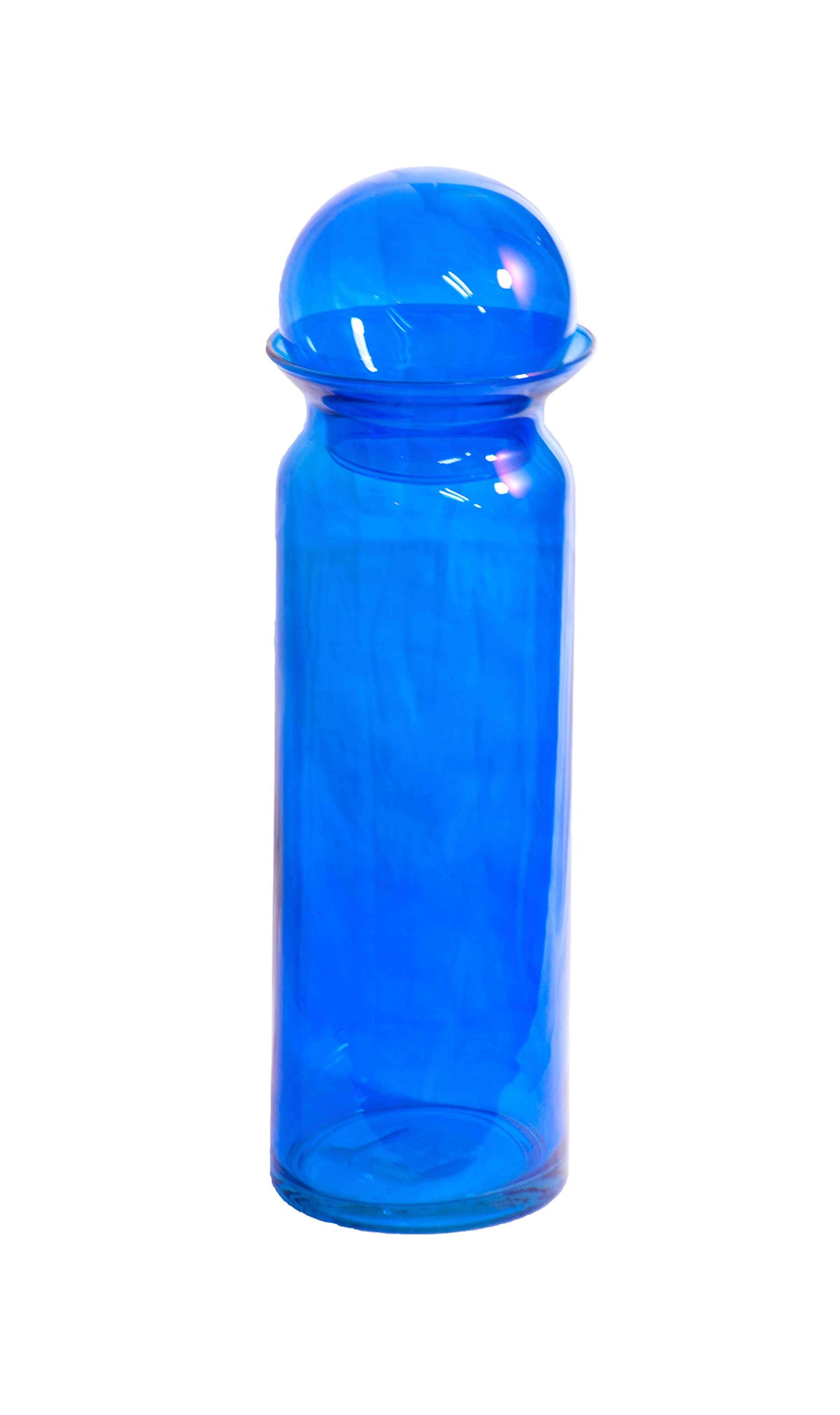 Frasco Original 2 Decoracion Azul Cobalto