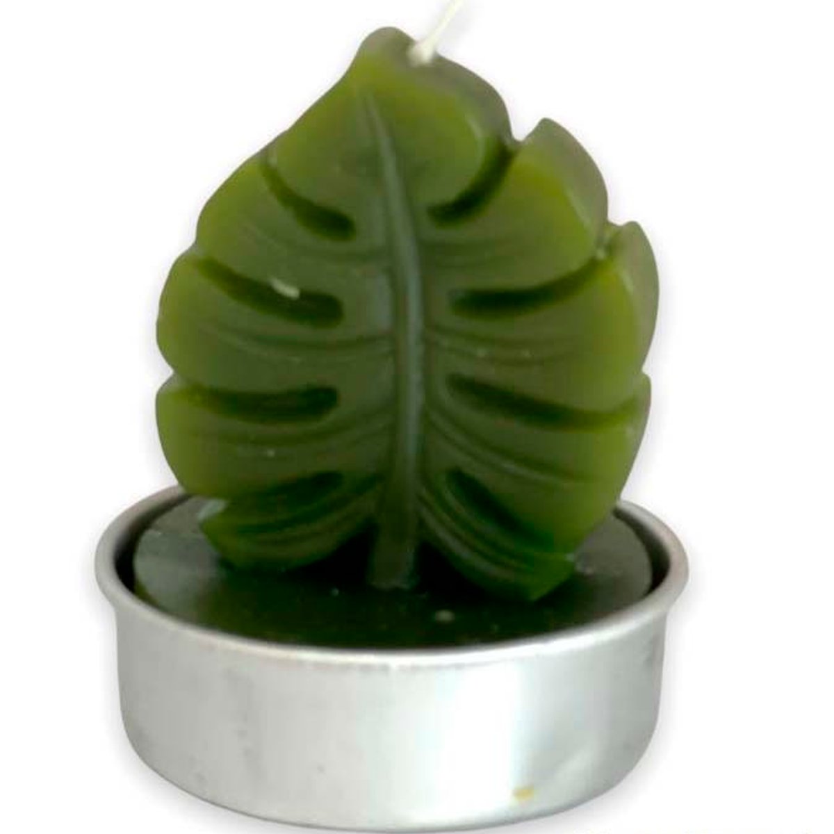 Set 3 Velas Hojas Verde