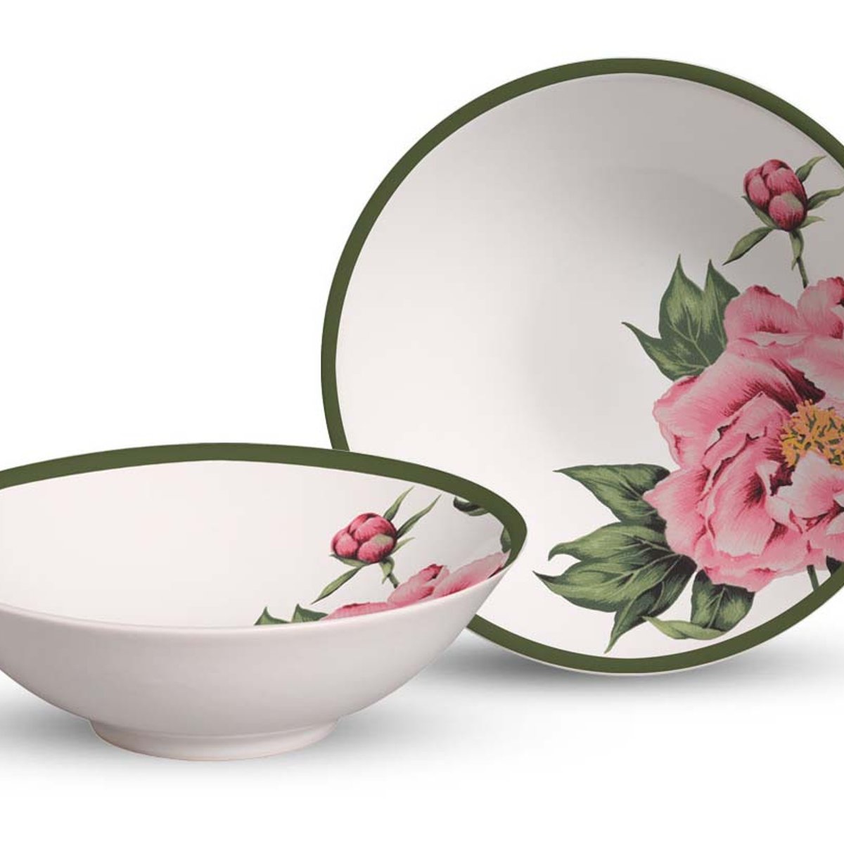 BOWL DECORADO PEONY ROSE H.A.I