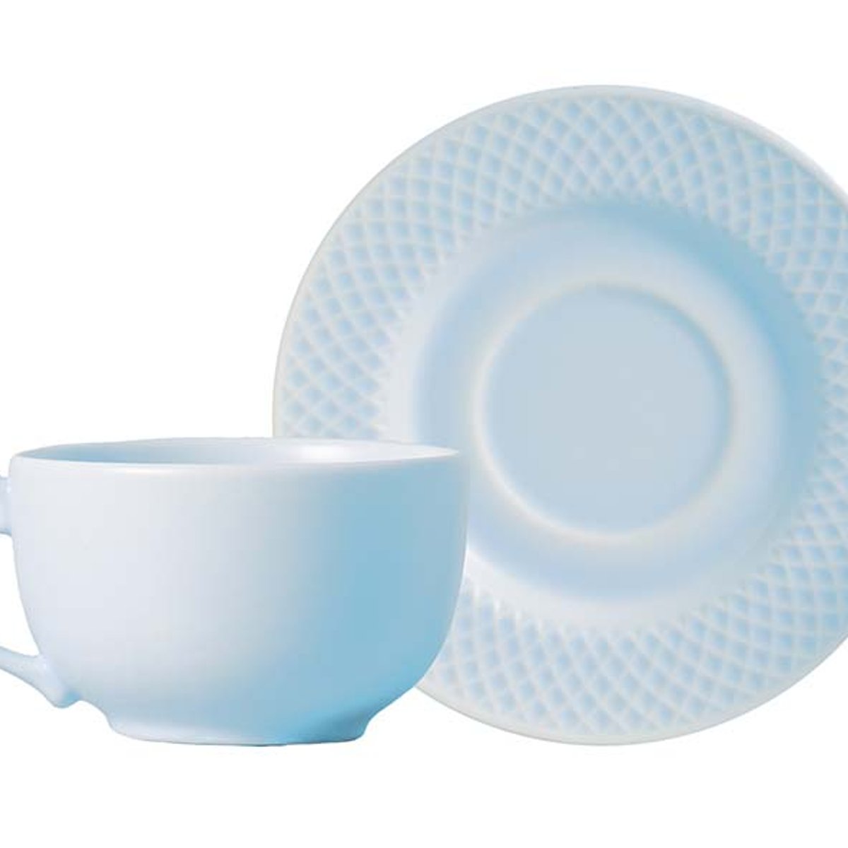 TAZA DE TÉ CON PLATILLO SOFT BLUE