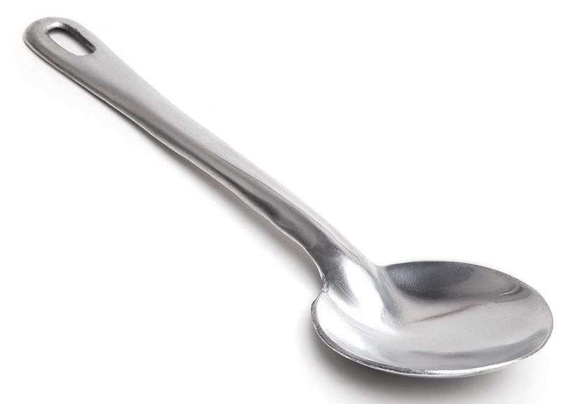 Cuchara Domestica N10 Brillada Aluminio Fundido
