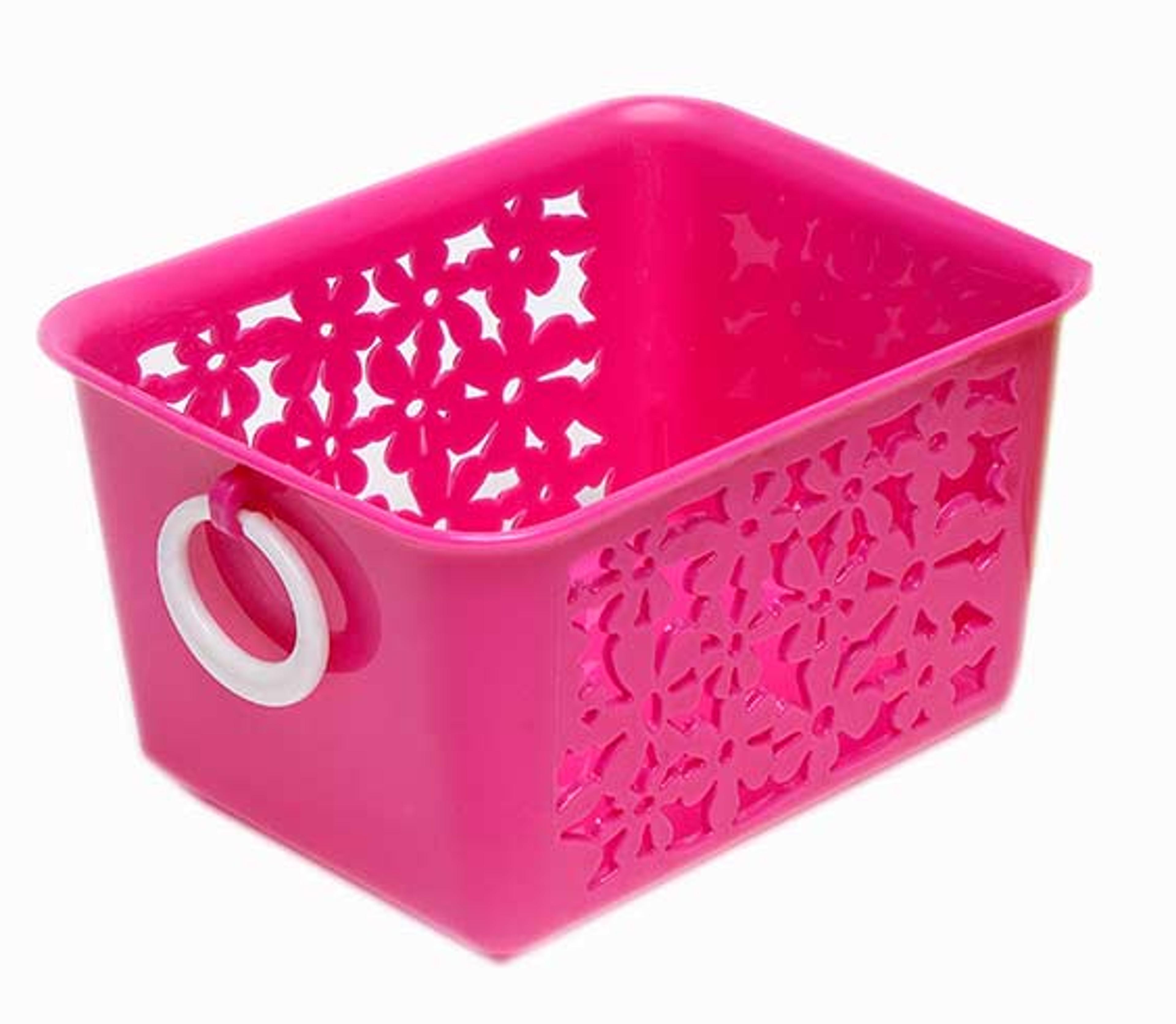 Cesta Rectangular Con Asas