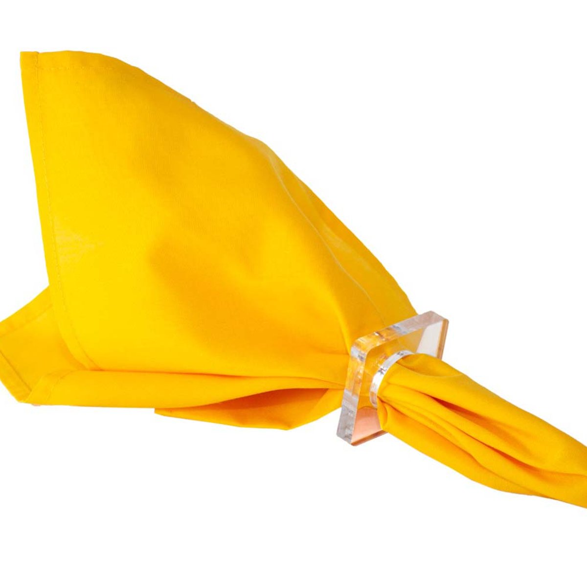 Set 4 Servilletas Amarillo Quemado Grande