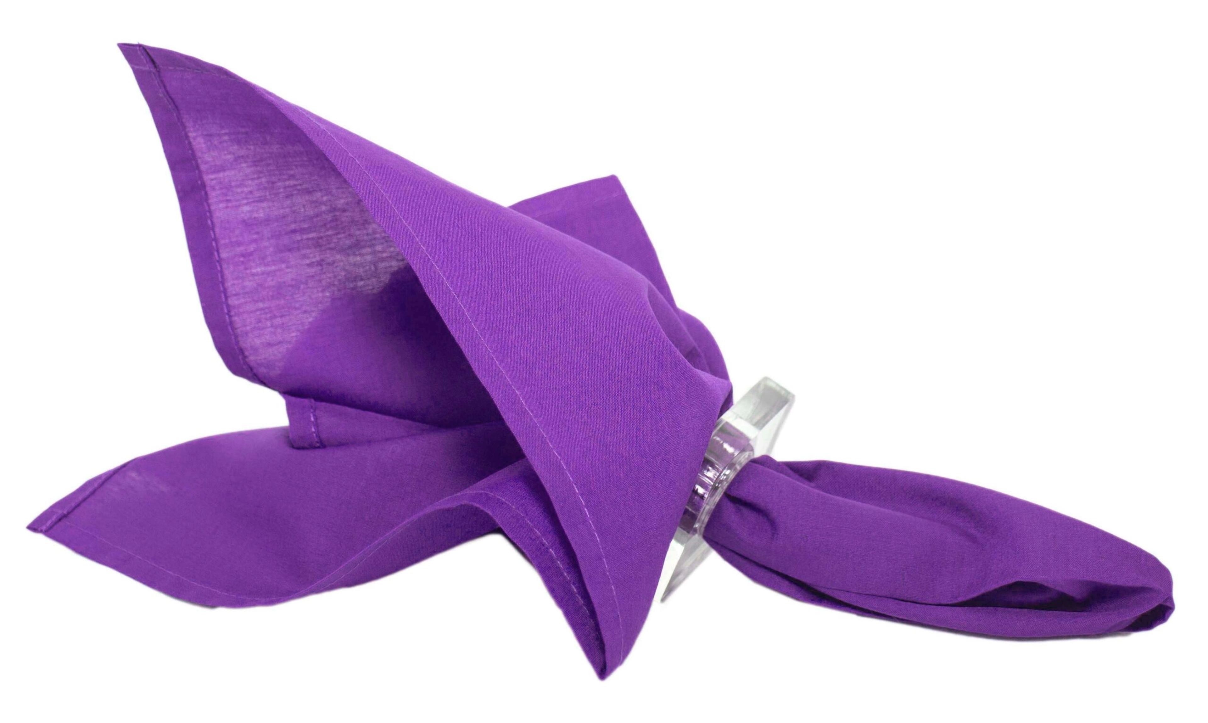 Set 4 Servilletas Violeta Grande