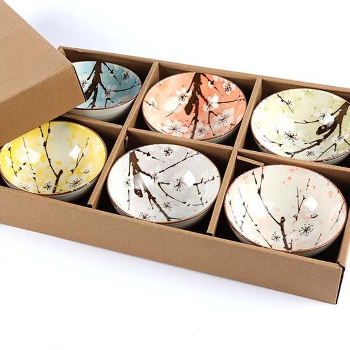 SET 6 BOWLS CERAMICA JARDIN