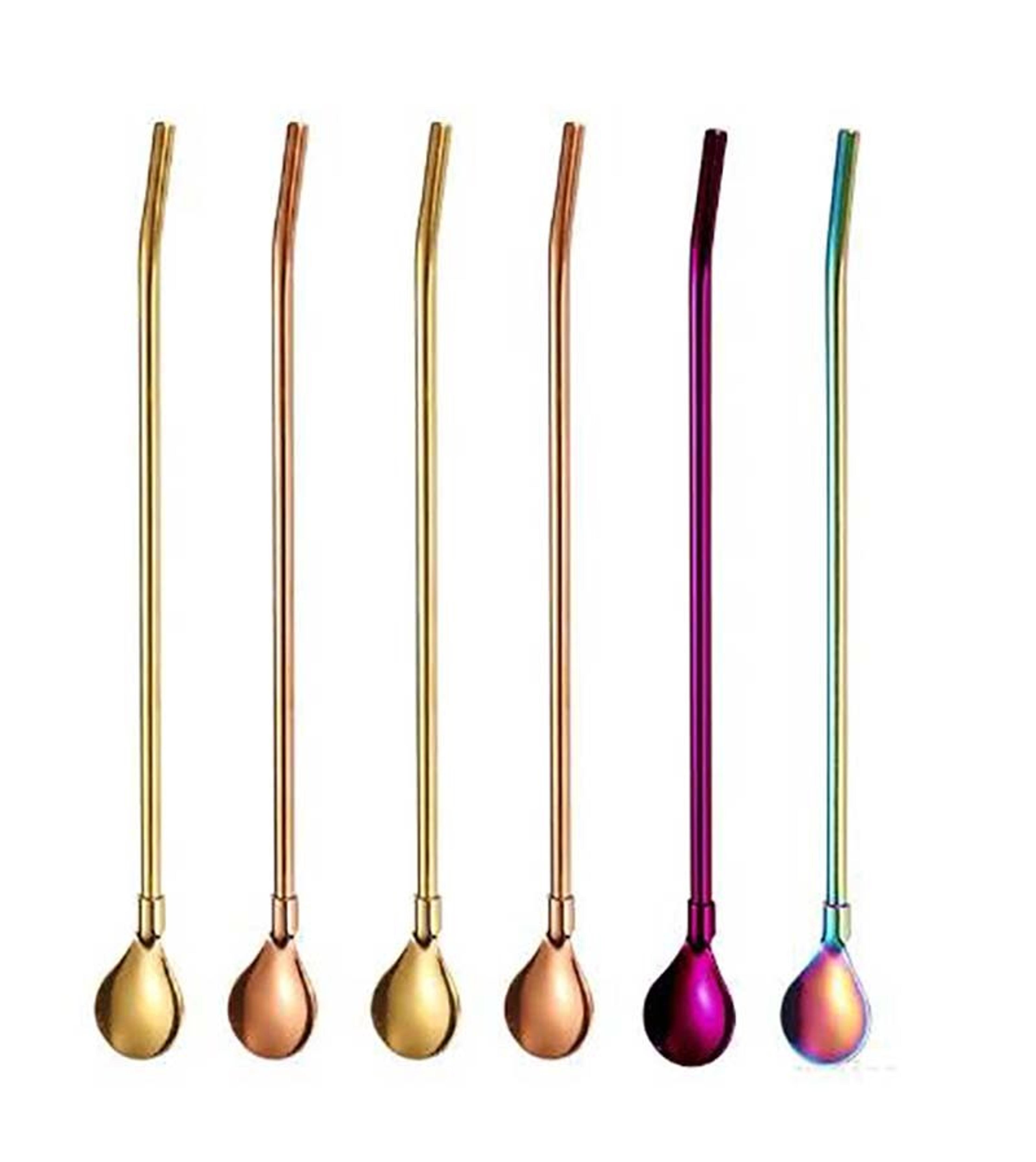 SET 6 Cucharas Coctel Acero Inoxidable