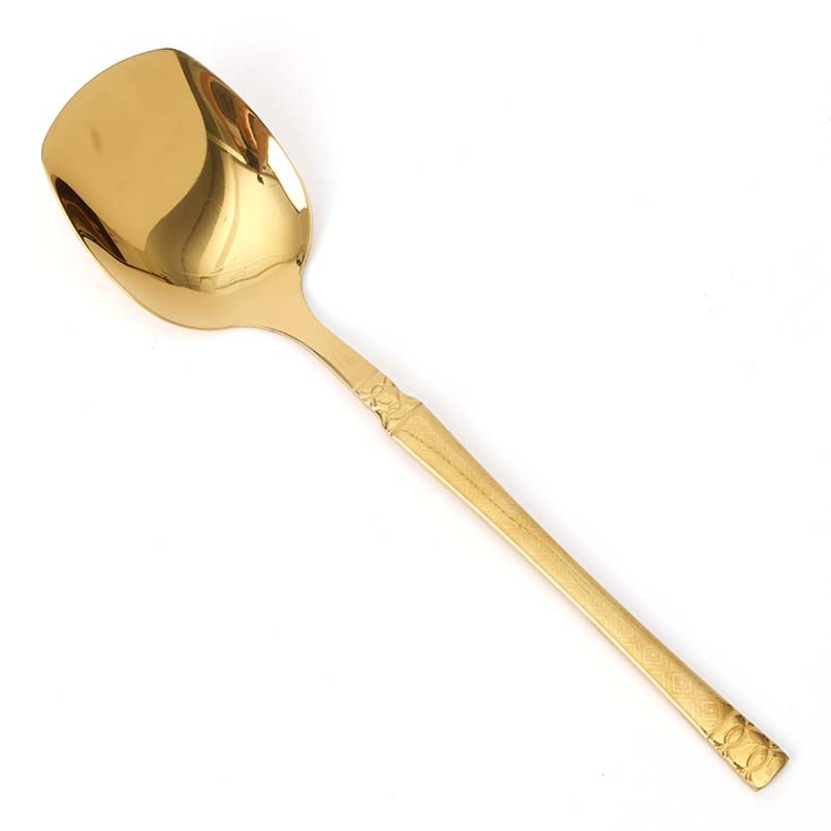CUCHARA DE SERVIR ACERO/ORO