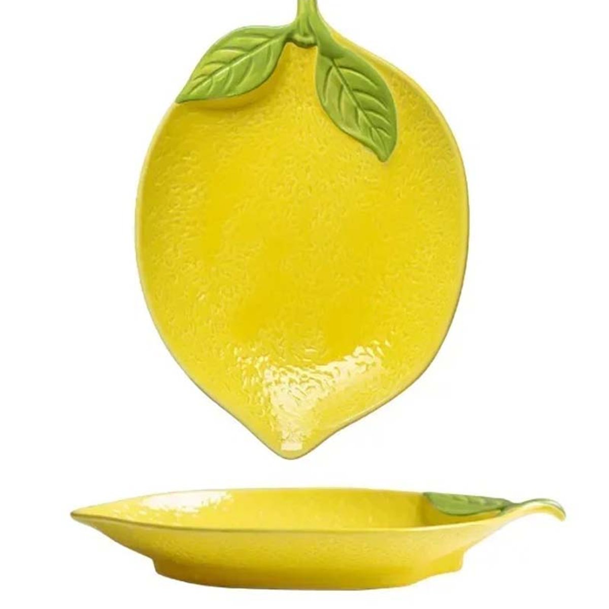 PLATO POSTRE/ENTRADA CERAMICA LIMON 15 CMS
