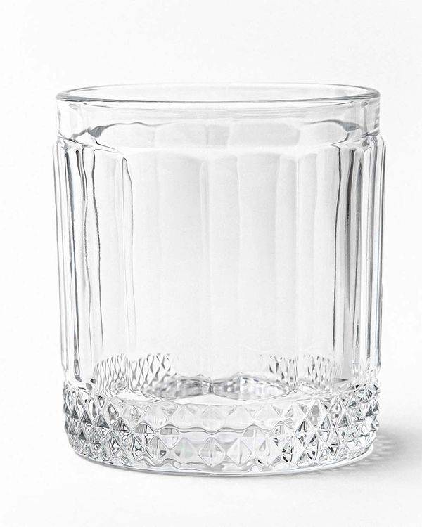 SET 6 VASOS VIDRIO ACANALADO 11 OZ