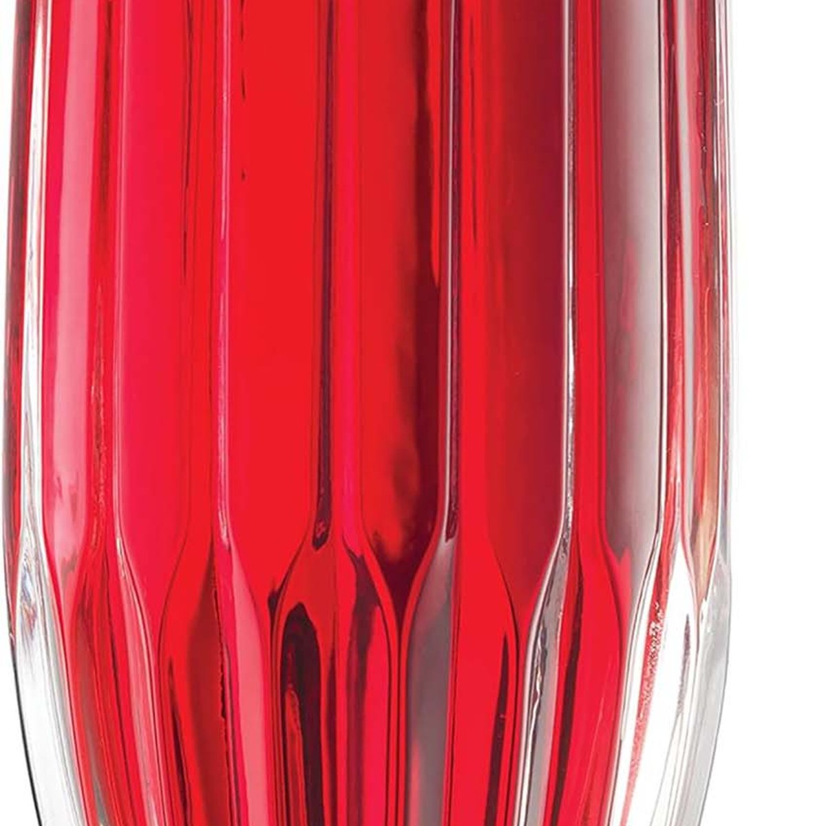 SET 6 VASOS LARGO VIDRIO 14 OZ ACANALADO H.A.I