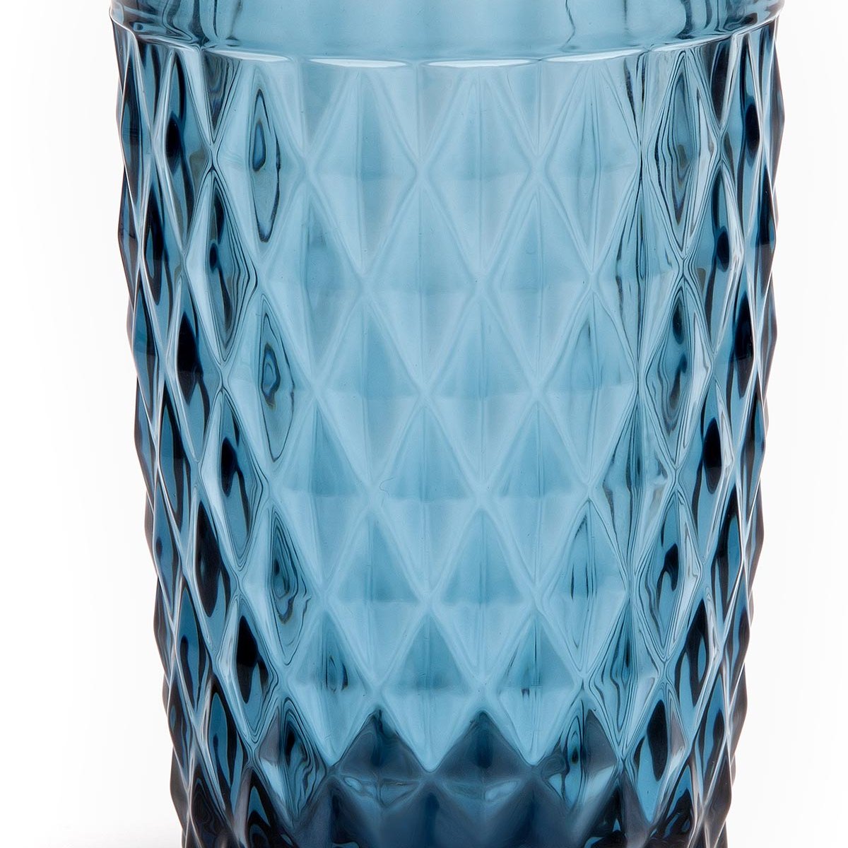 SET 6 VASOS BARROCO AZUL 12 ONZ