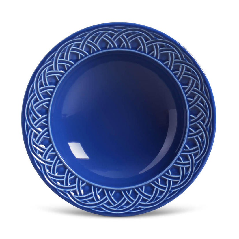 Plato Hondo Cestino Azul Navy H.a.i