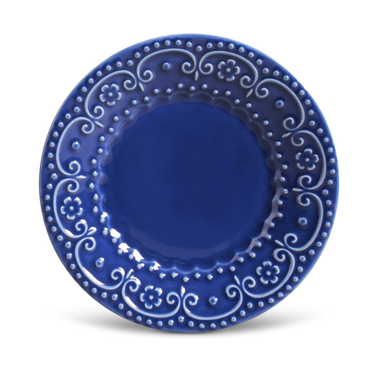 PLATO POSTRE/ENTRADA ESPARTA AZUL NAVY H.A.I