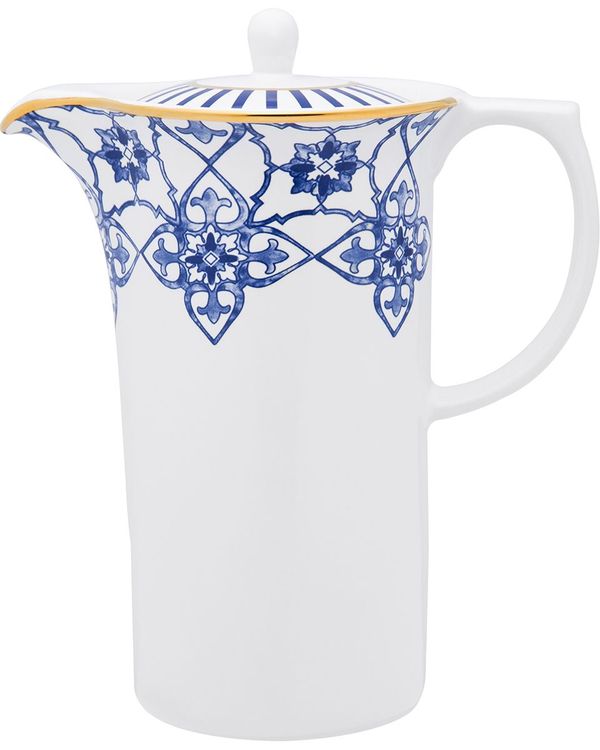 Jarra Porcelana 1.2 C/tapa Lusitana (ce18-4988)