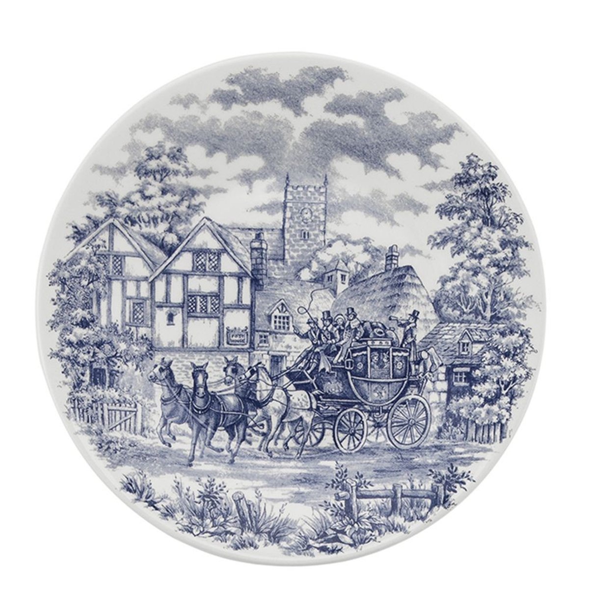 PLATO POSTRE/ENTRADA CERAMICA 19 CMS CENA INGLESA AE03-5131