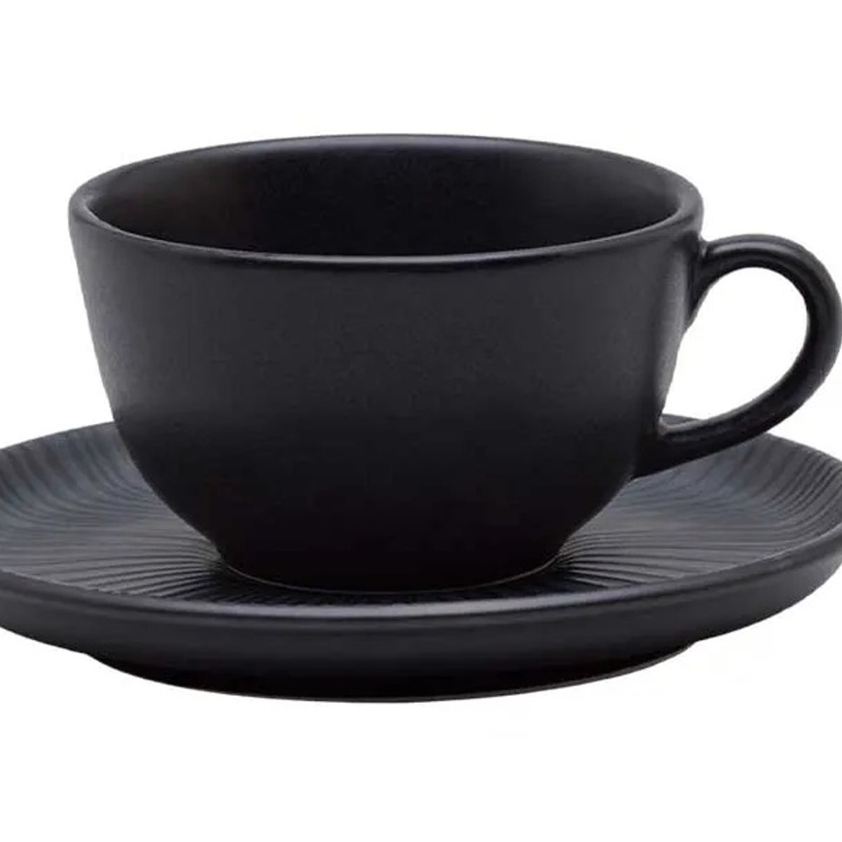 Set Taza Con Plato Café/Te Ceramica Onix 7 Onz