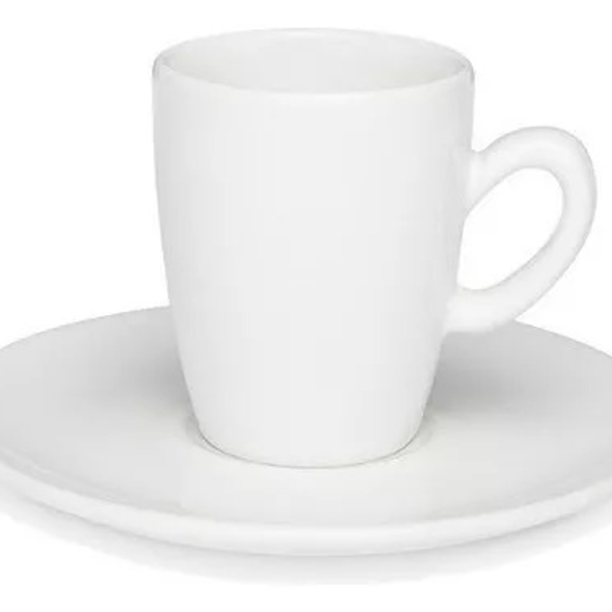 VAJILLA TE 4 TAZAS TE 75 ML CON PLATILLO BLANCO CJ06-9001