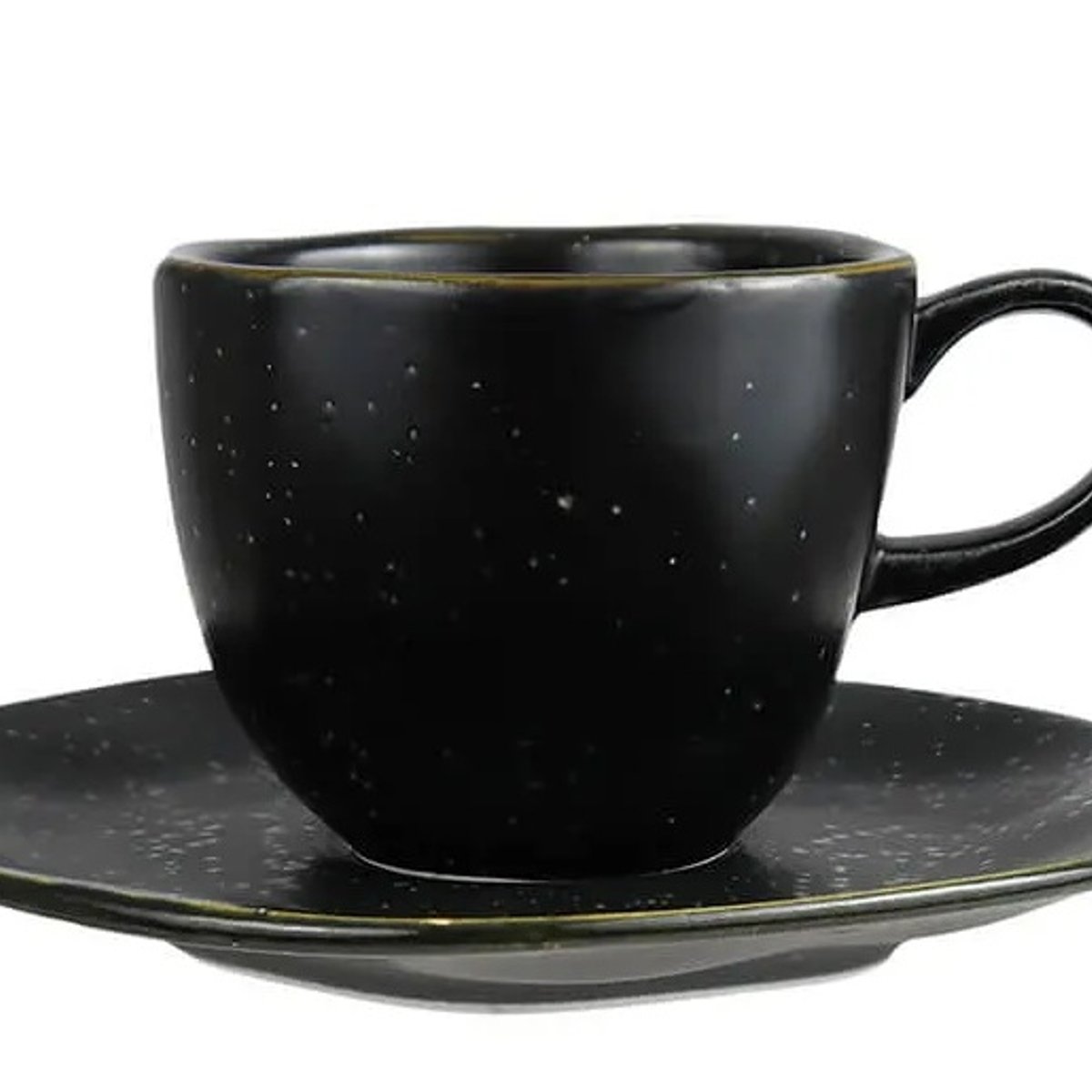 SET TAZATE /CAFÉ CON PLATO PORCELANA VOLCANO 7 ONZ