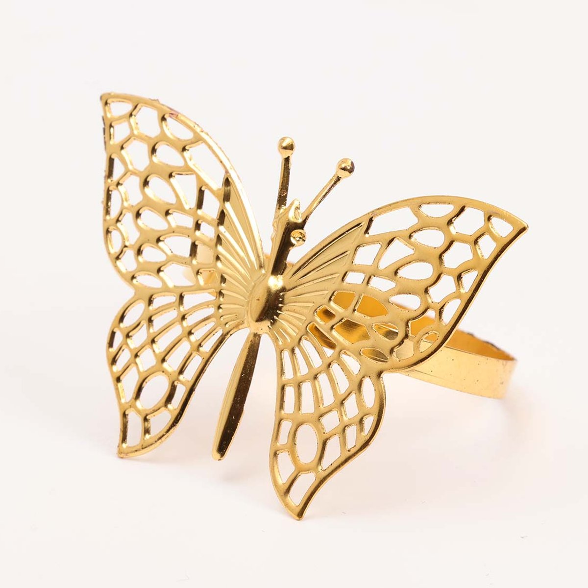 Servilletero Mariposa Oro Unidad