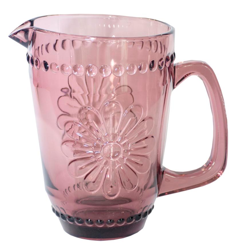 JARRA VIDRIO VINTAGE 1,6 LTS ROSE FLOR
