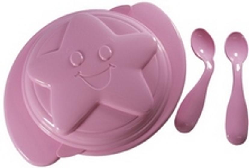 PLATO INFANTIL DIVISORIA BABY ROSA