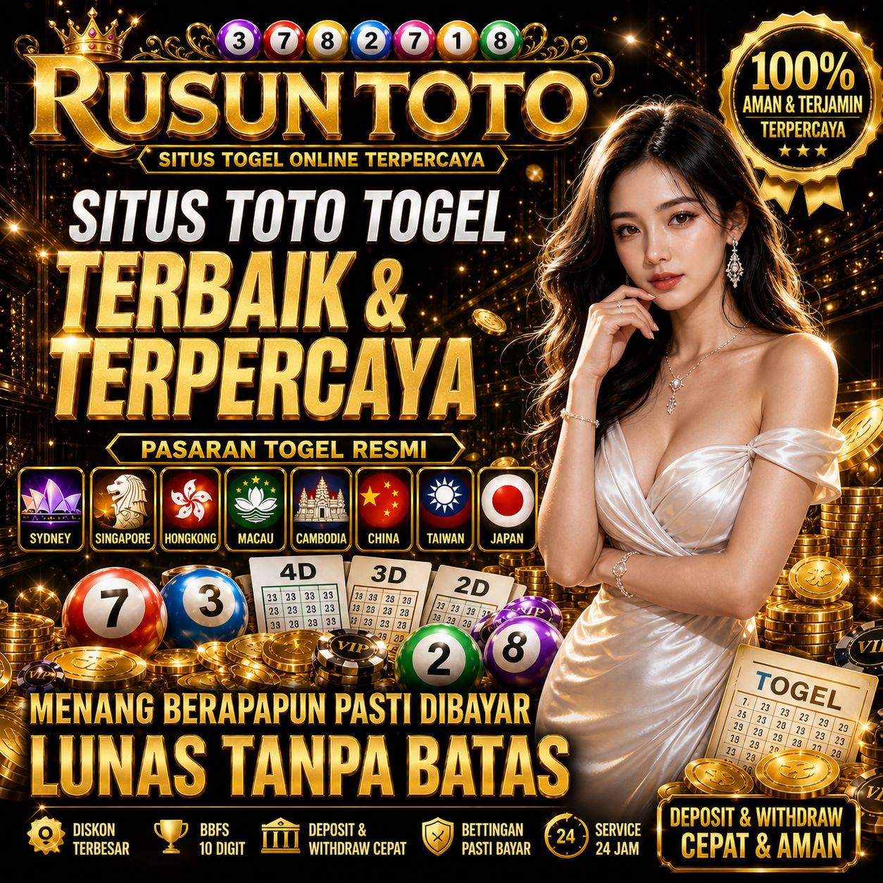 RUSUNTOTO: Link Bandar Toto Togel Online 4D Resmi Terbesar dan Terpercaya