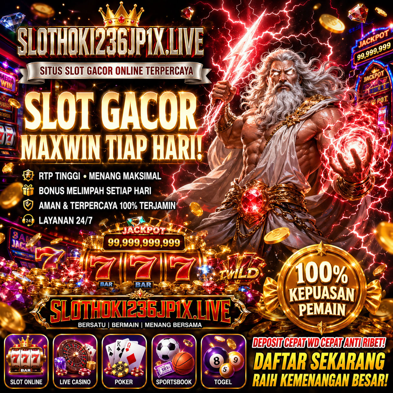 slothoki236jp1x.live: Daftar Situs Slot Aman Pasti Bayar Tanpa Potongan Kilat