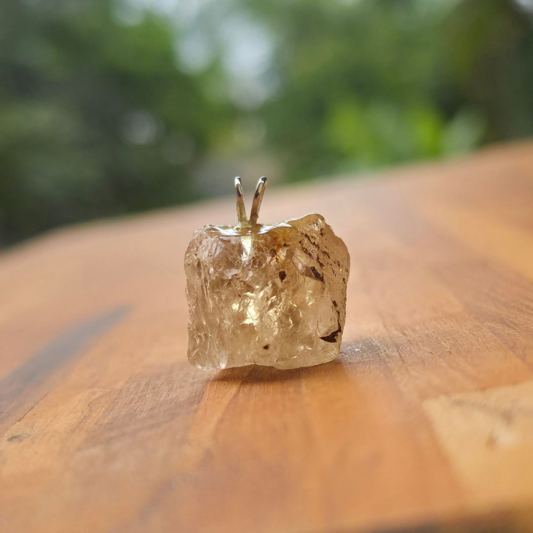 Raw Citrine Pendant