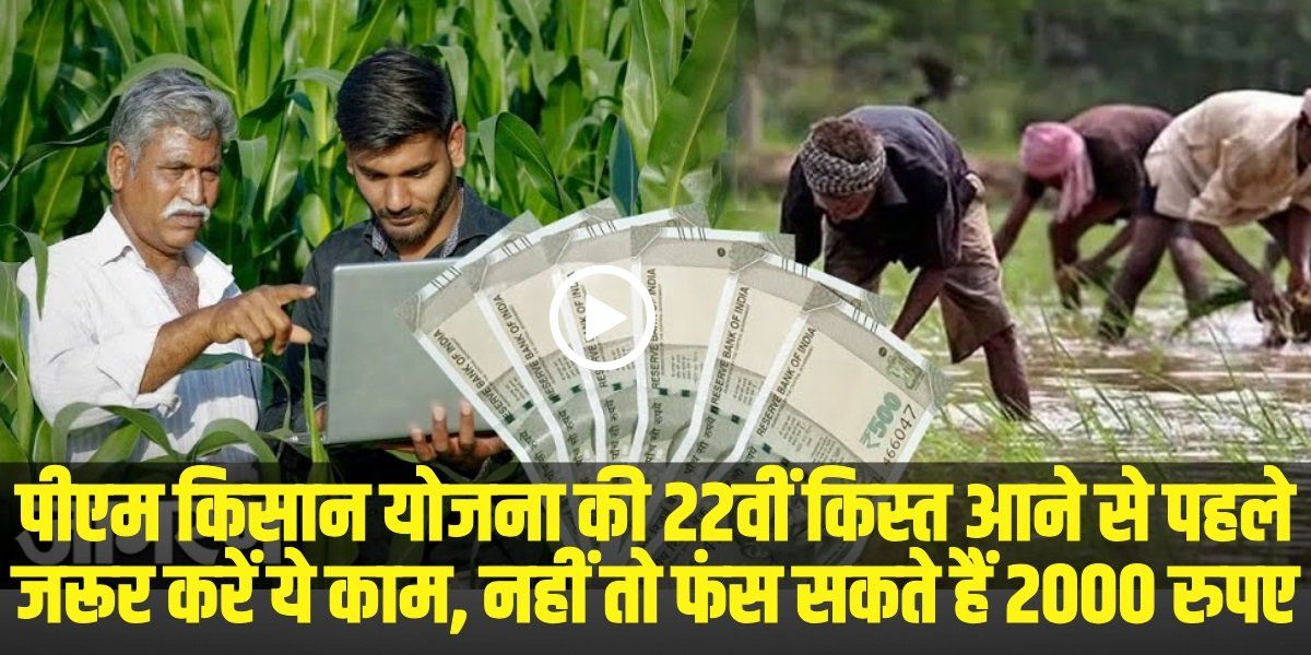 PM Kisan Nidhi Yojana 22nd Installment Update: पीएम किसान योजना की 22वीं किस्त आने से पहले जरूर करें ये काम, नहीं तो फंस सकते हैं 2000 रुपए