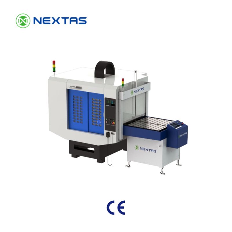 Automatic pallet changer to minimize downtime in production.