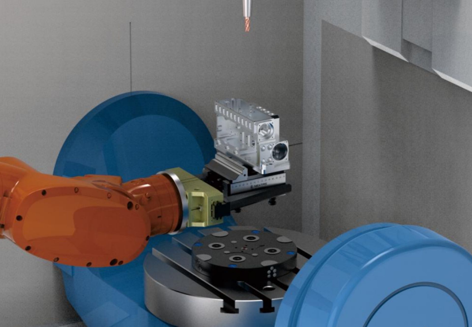 Robotic arm for automatic loading and unloading