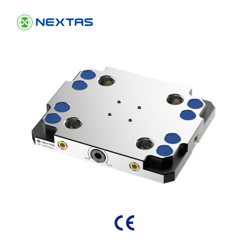 A versatile zero-point clamping plate for mounting workpieces.