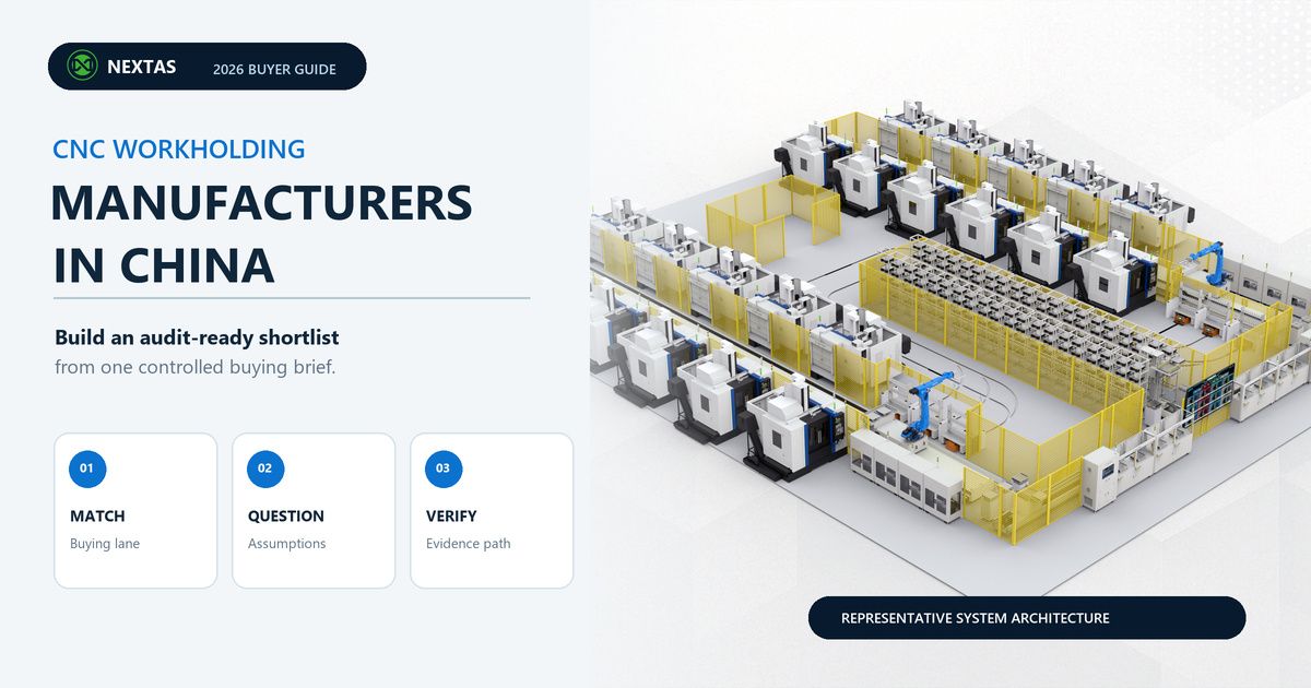 Buyer guide for shortlisting CNC workholding manufacturers in China using real NEXTAS workholding products