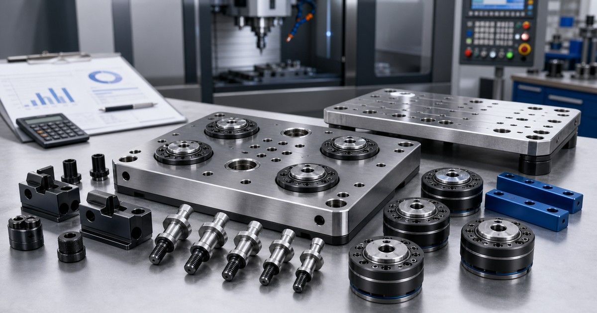 Zero-point clamping system cost planning components