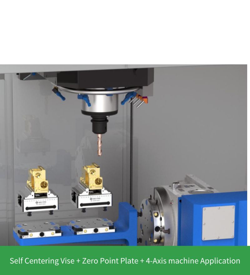 High-precision machining in a 5-axis machining center