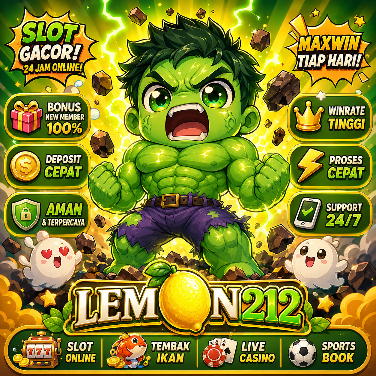 LEMON212 - Link Permainan Online Modal Imut JP Brutal Terbaru