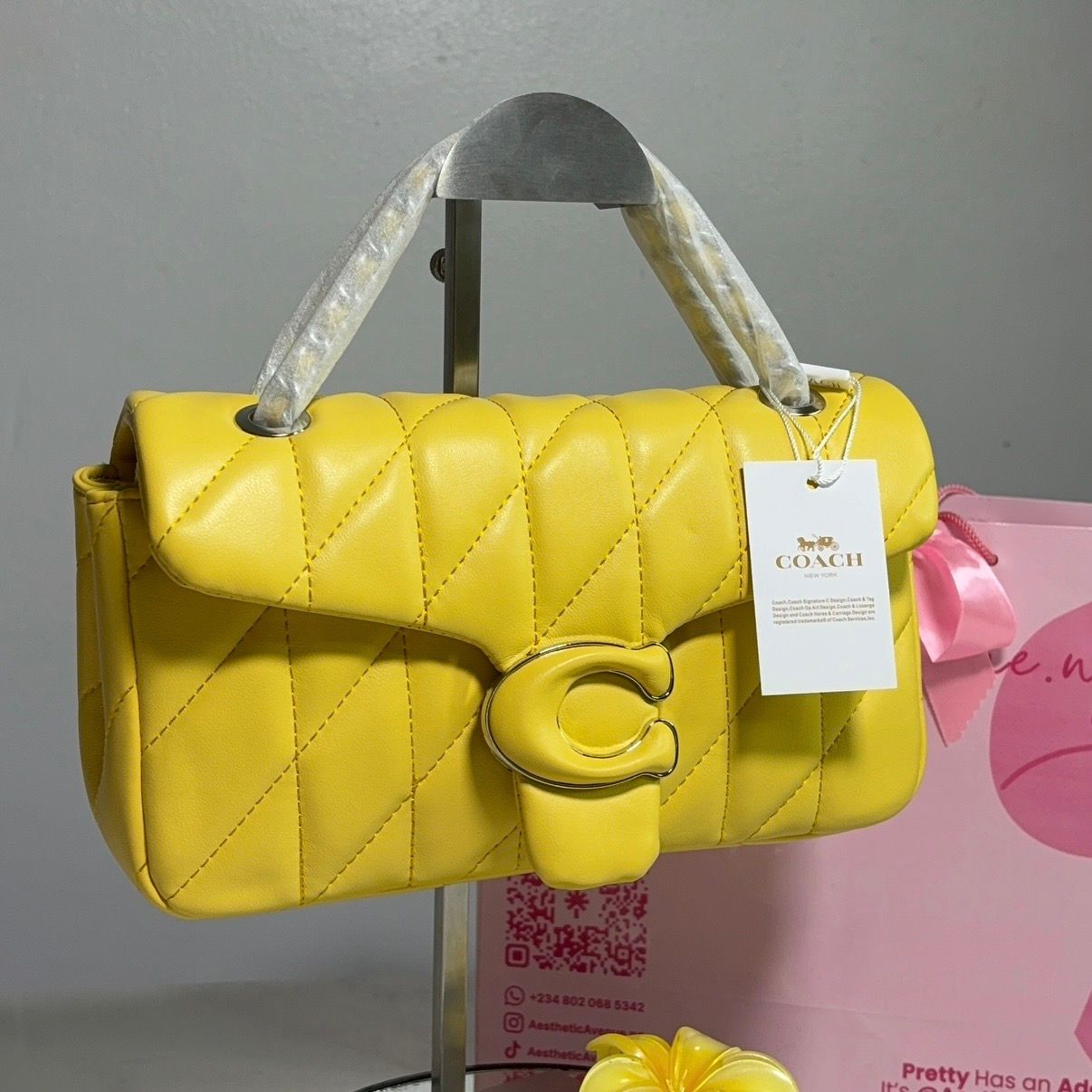 COACH TABBY High Quality (Boxed) - Yellow