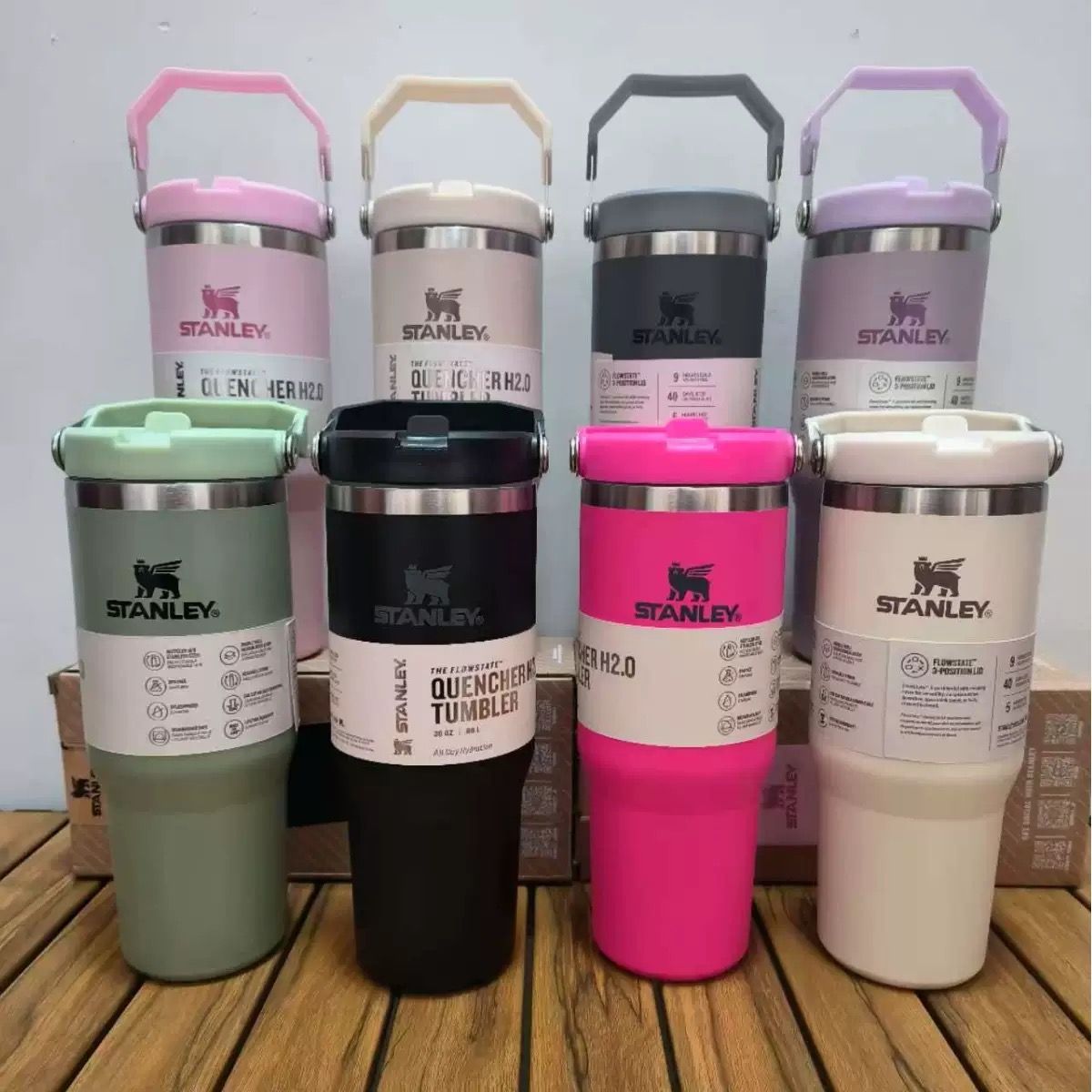 30oz IceFlow Leakproof Flip-Straw Tumbler